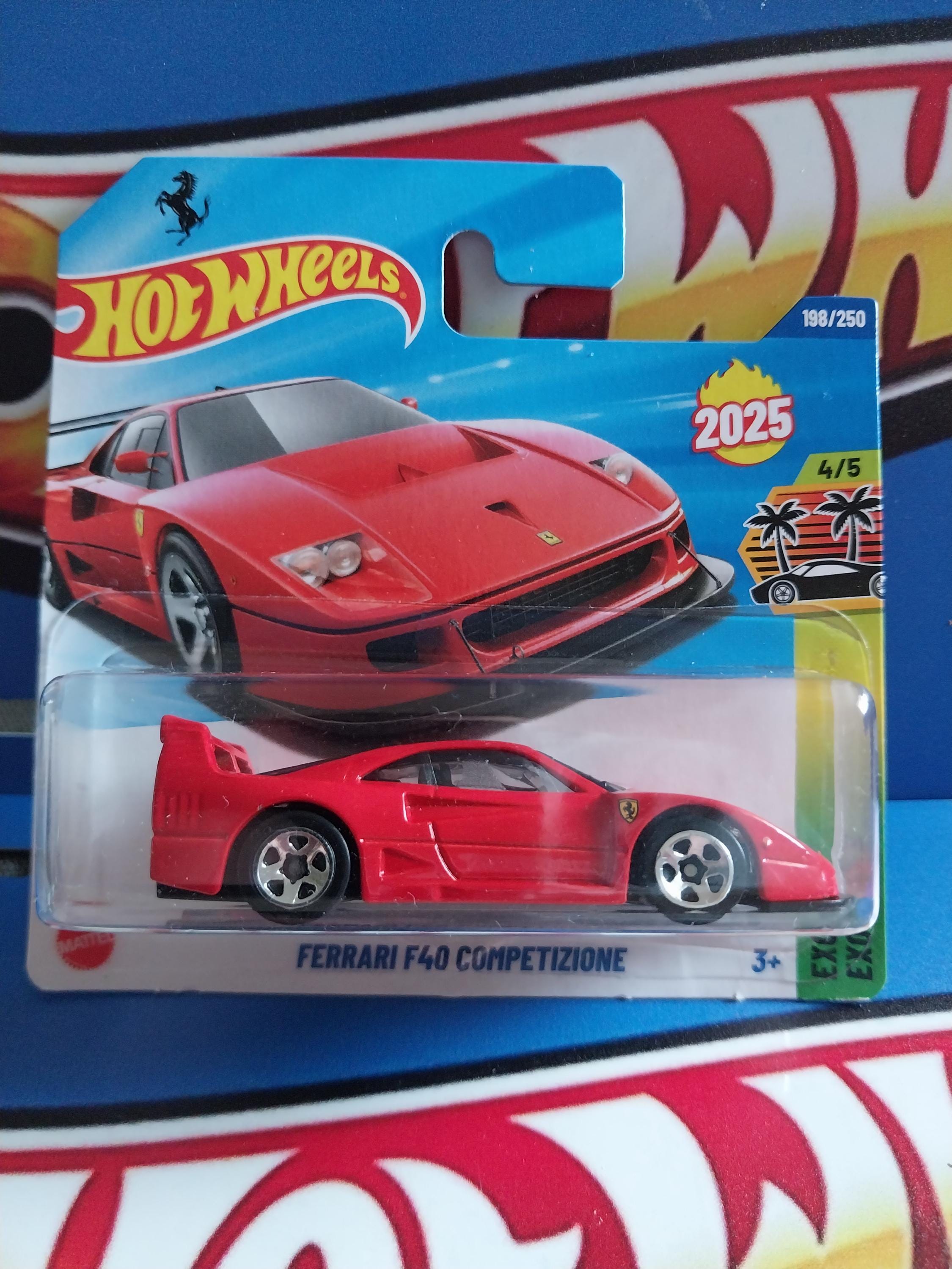 Hot Wheels Ferrari F40 Competizione: HW Exotics Diecast Model Car