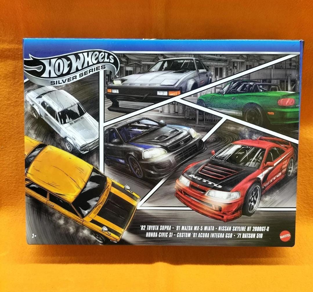 Hot Wheels Street of Japan Multipack: Supra, Civic, Skyline, Miata