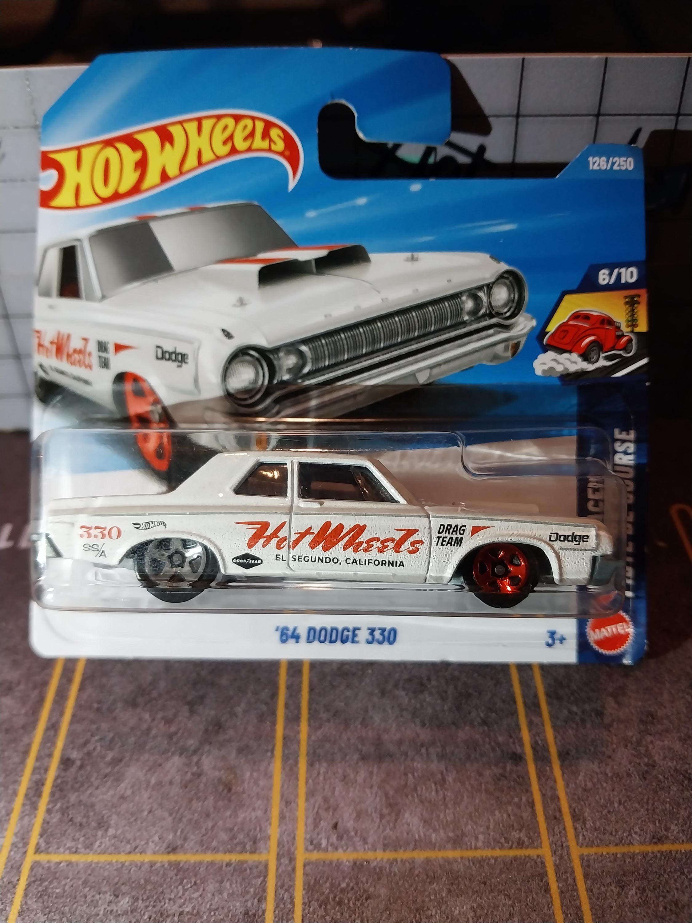 Hot Wheels 64 Dodge 330 From Drag Racers Sub Series. Rare Die-cast