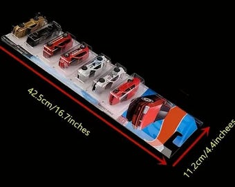 PVC製カーパッケージボックス：ホットウィール10台用プロテクター