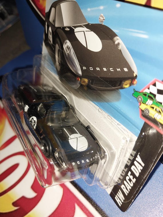 Hot Wheels Black Porsche 904 Carrera GTS:HW Race Day Diecast Car