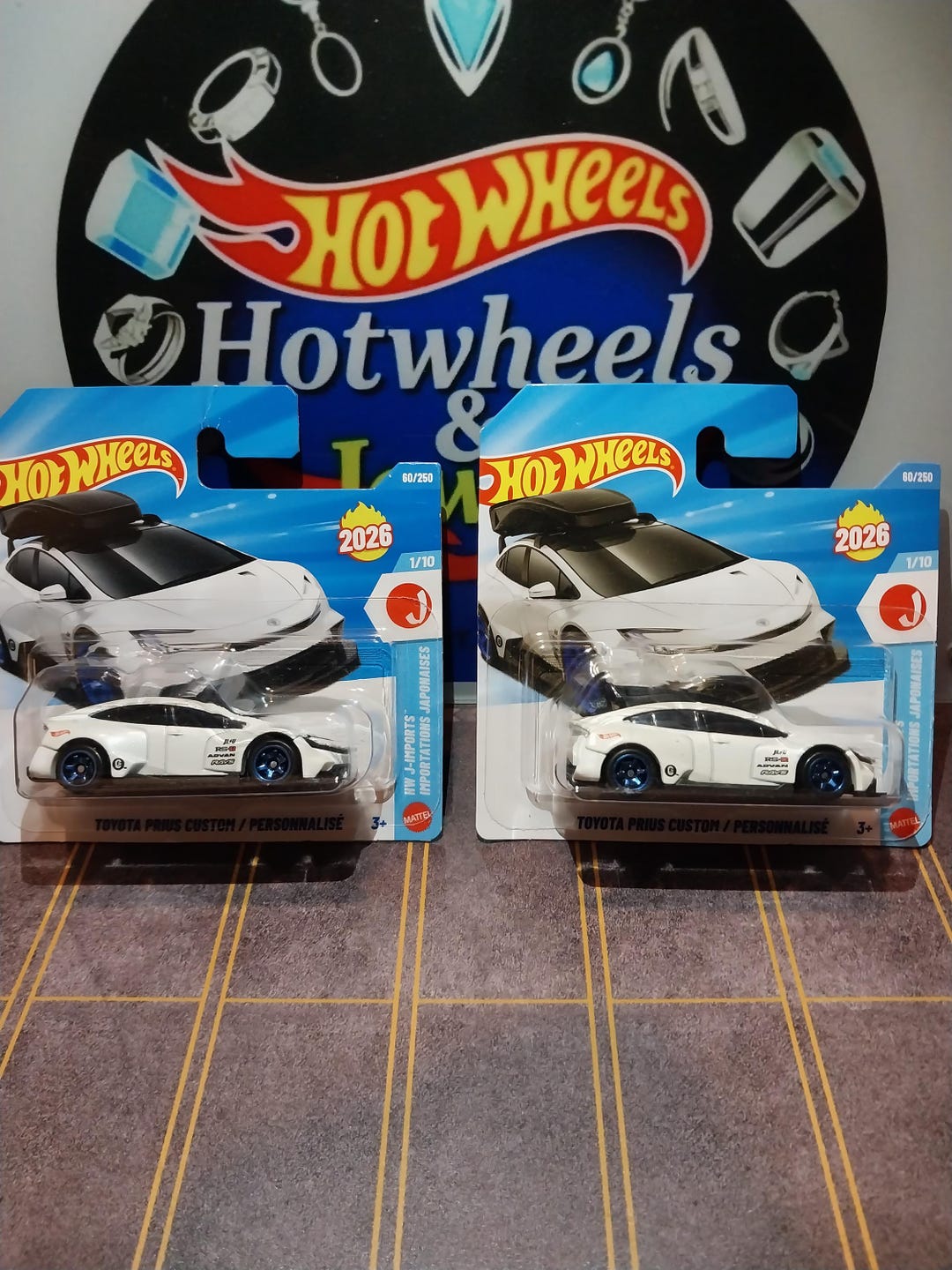 ②HOT WHEEL Toyota PRIUS CUSTOM 10台セット Hotwheels Toyota Prius Custom From HW J-imports Series With and