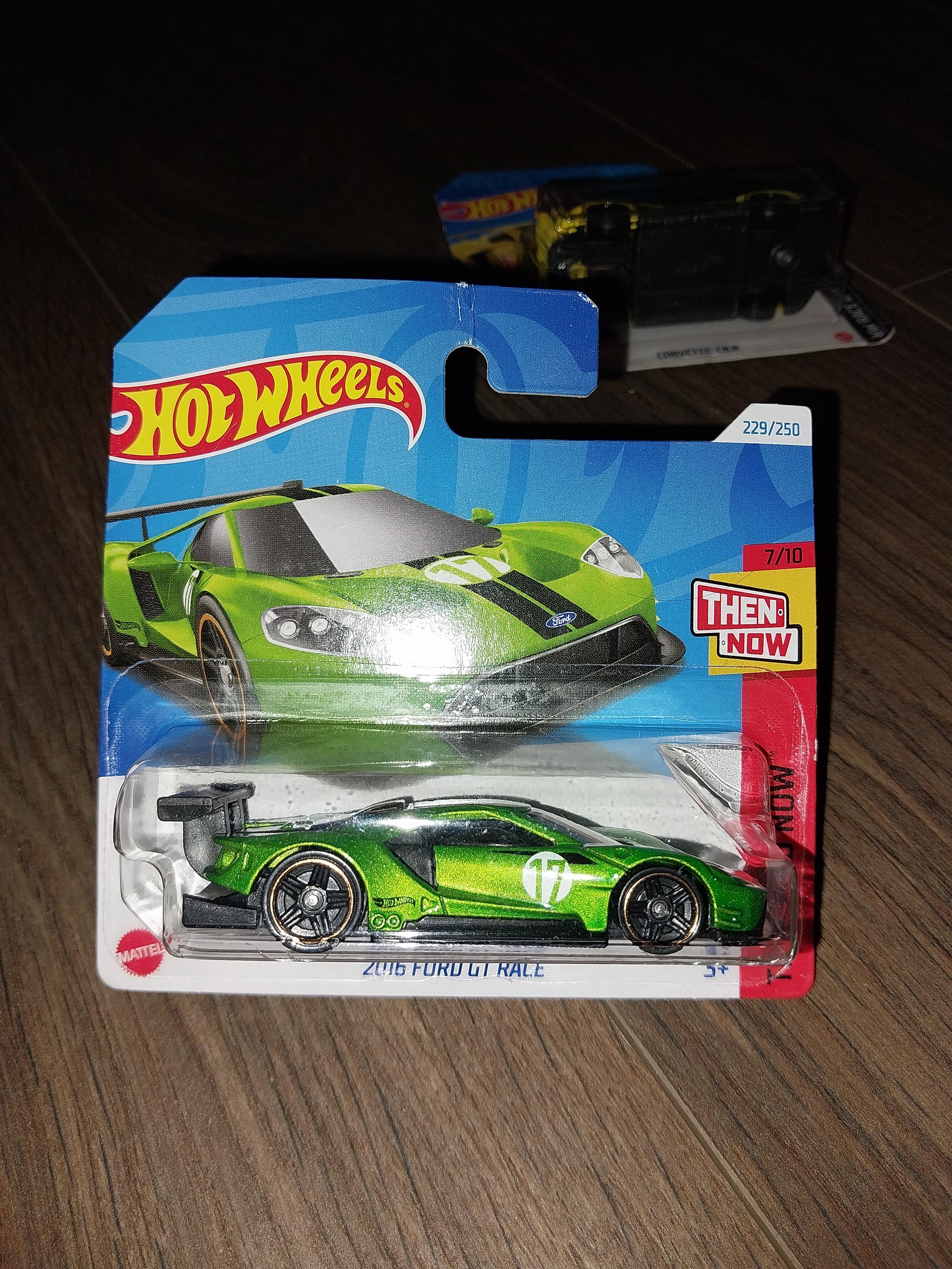 Hot Wheels 2016 Ford GT Race Car: Then and Now Series Short Card