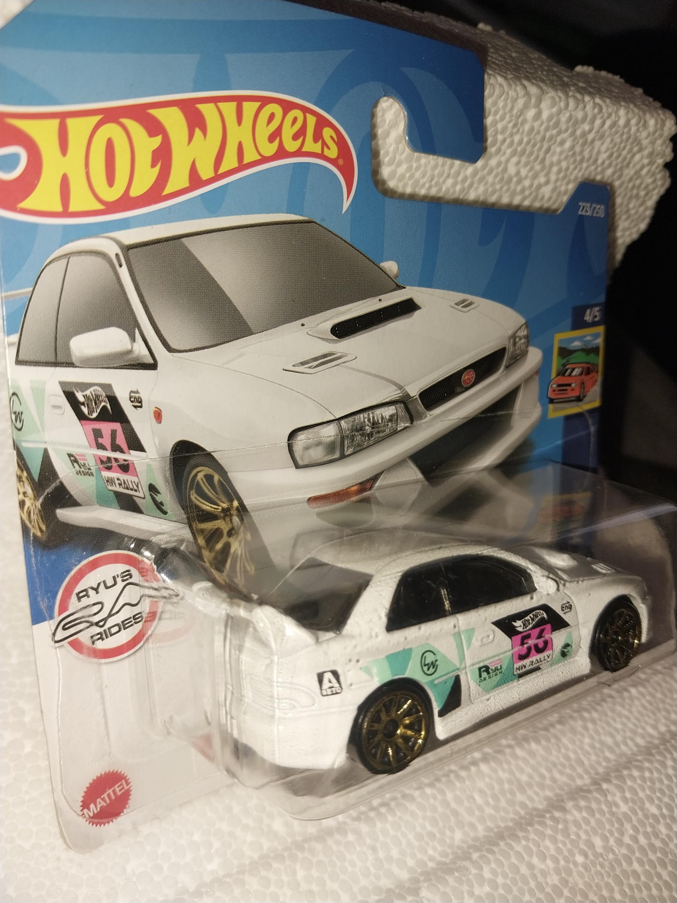 Hot Wheels Subaru Impreza 22b-sti: 2022 Treasure Hunt Rally Champ