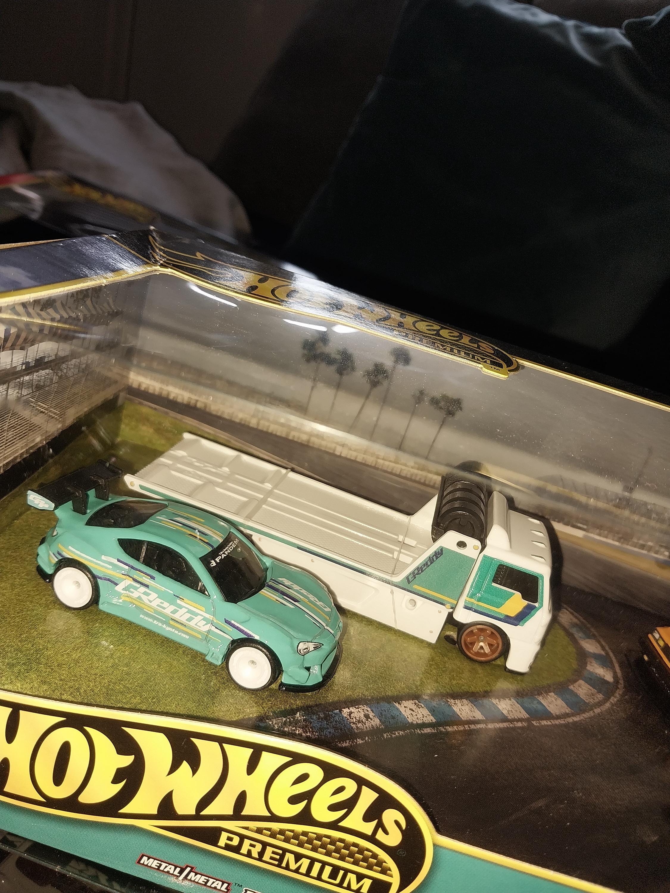Hotwheels Premium Collectable Display Set Greddy Drift 4 Pack