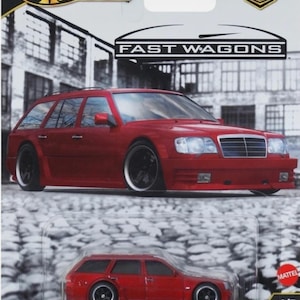 Hotwheels Premium Car Culture Fast Wagens Mercedes benz E36 AMG Rare to find in beautiful condition  lovely gift for all ages