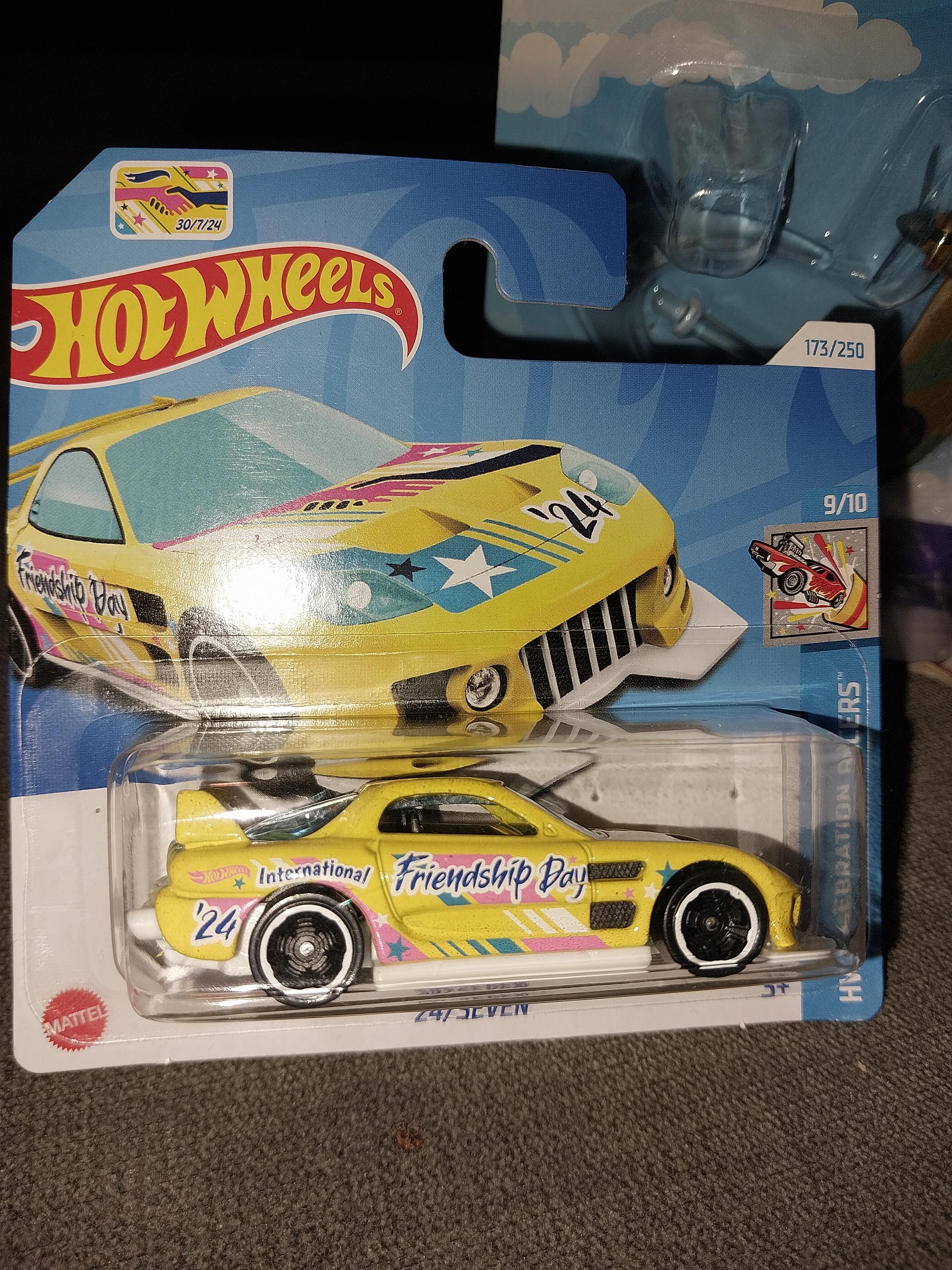 Hot Wheels Mazda RX-7: Yellow Celebration Racer, Short Card - Etsy