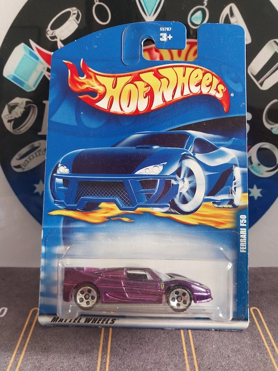 Hot Wheels Ferrari F50 in Metalflake Purple, Originally Released