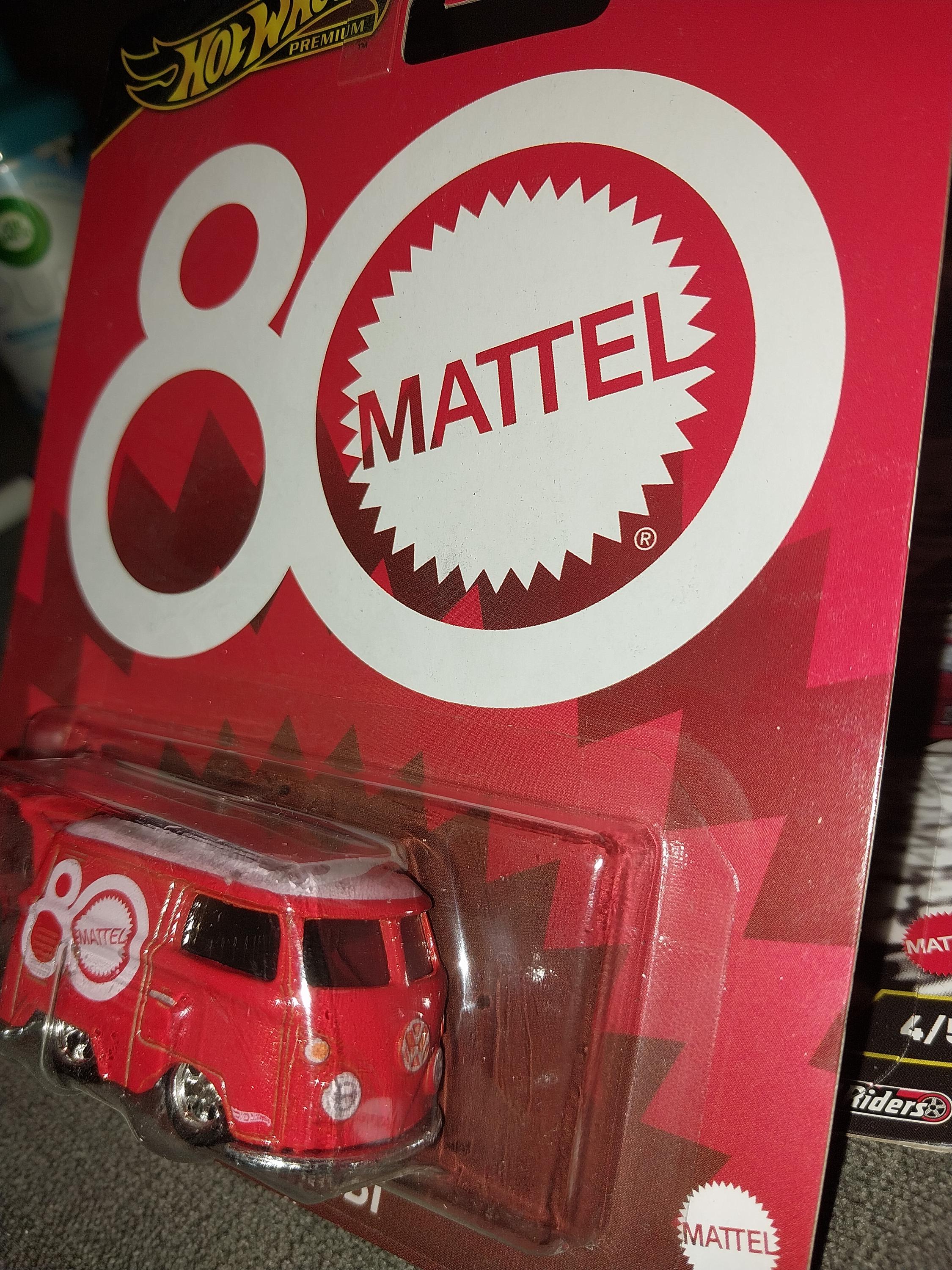 Hotwheels Premium Pop Culture 80 Mattel Red Volkswagen Kool Kombi