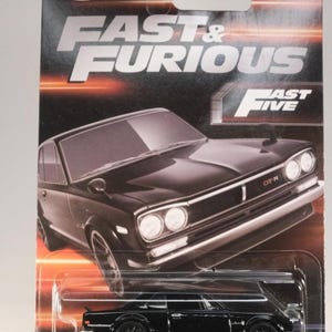 Hot Wheels Fast & Furious 1971 isSaline H/T 2000GT-R 5/10 selten in schönem Zustand lange Karte schönes Geschenk für Groß und Klein