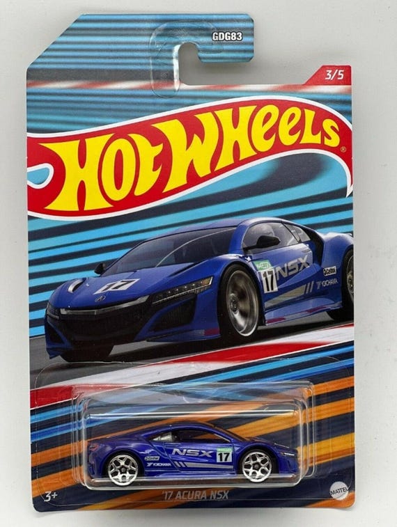 ホットウィール アキュラ NSX: ブルー カストロール レースカー