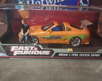 Jada Toys 1to18 Fast & Furious Brians 1995 Toyota Supra Die-cast