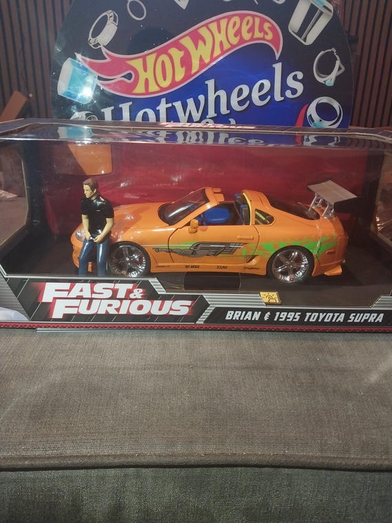 Jada Toys 1to18 Fast & Furious Brians 1995 Toyota Supra Die-cast