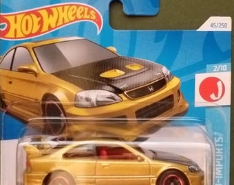 ホットウィール J-Imports ゴールド ホンダ シビック Si ショート