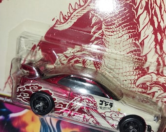 Hotwheels Premium Pop Culture Nissan Skyline GT-R (BNR34) Godzilla