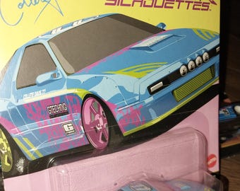 ホットウィール プレミアムカーカルチャー シルエットブルー 日産