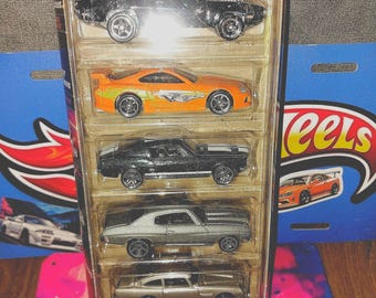Hotwheels Fast and Furious 5 Pack From 2022 Rare Die-cast