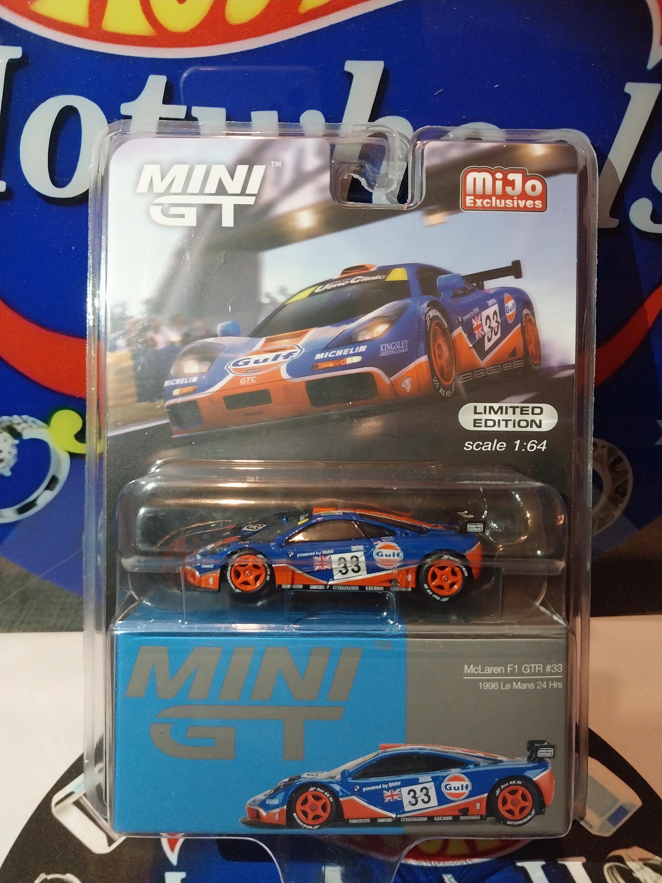 Mini GT 1:64 Scale Diecast Model of the Mclaren F1 GTR #33 1996 Le