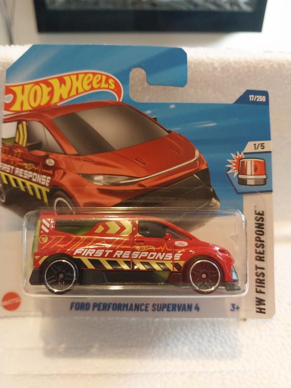 Hot Wheels Supervan 4 Treasure Hunt: First Response Short Card - Etsy