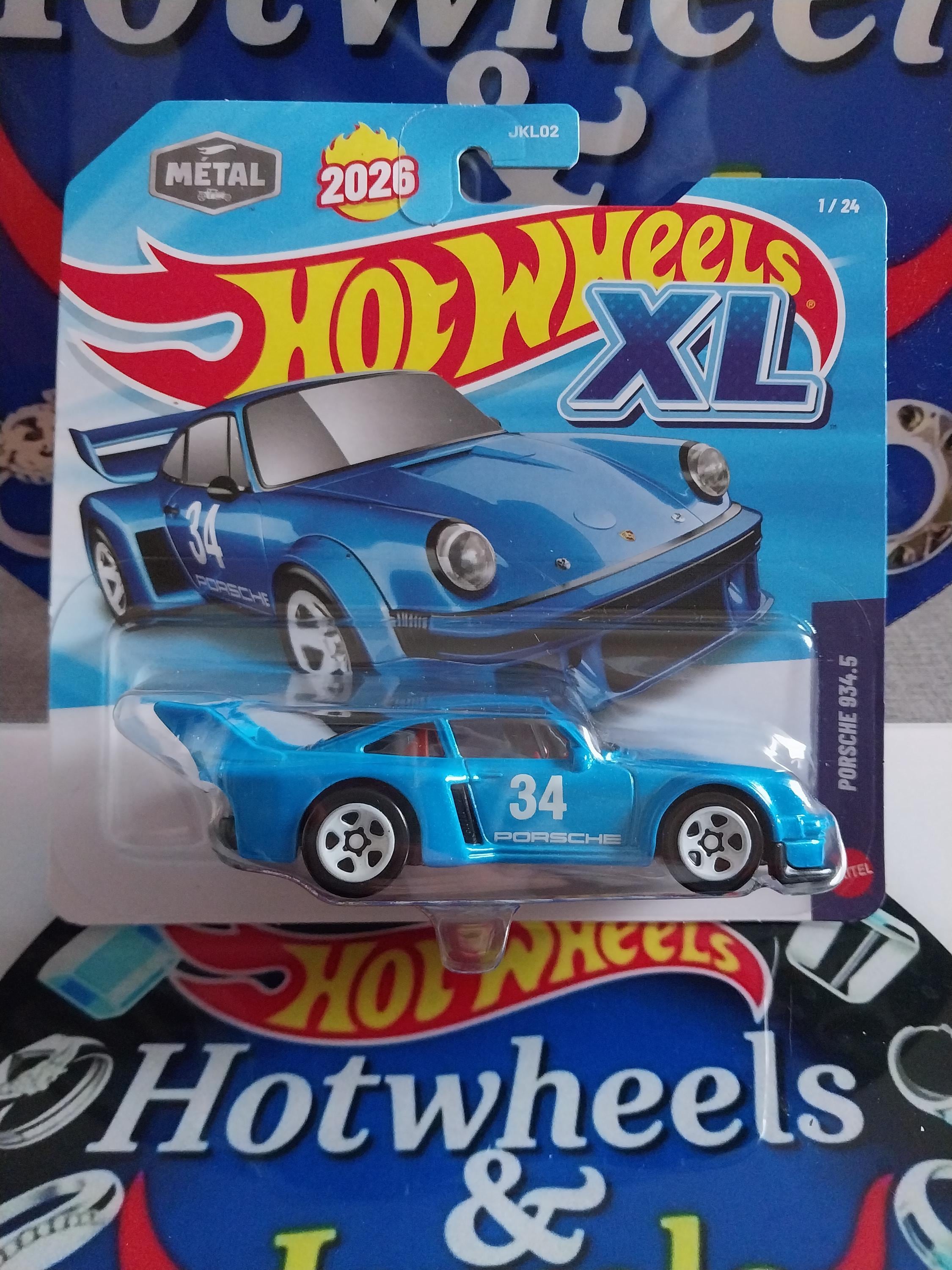 Hotwheels XL Porsche 934.5 XL Metal Series Rare Die-cast