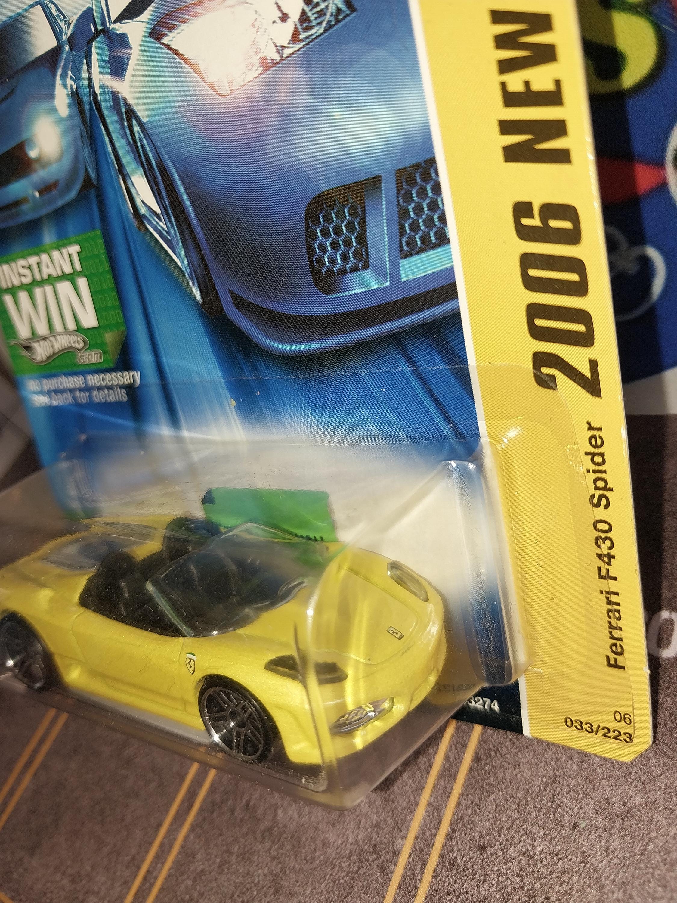 Hot Wheels Ferrari F430 Spider From the 