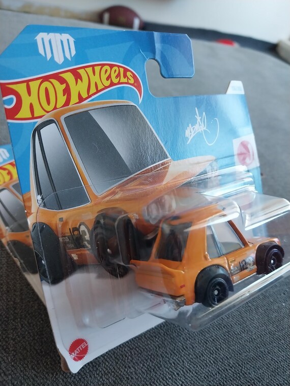 Hotwheels Tooned Orange Mazda RX-3 J-imports Short Card - Etsy