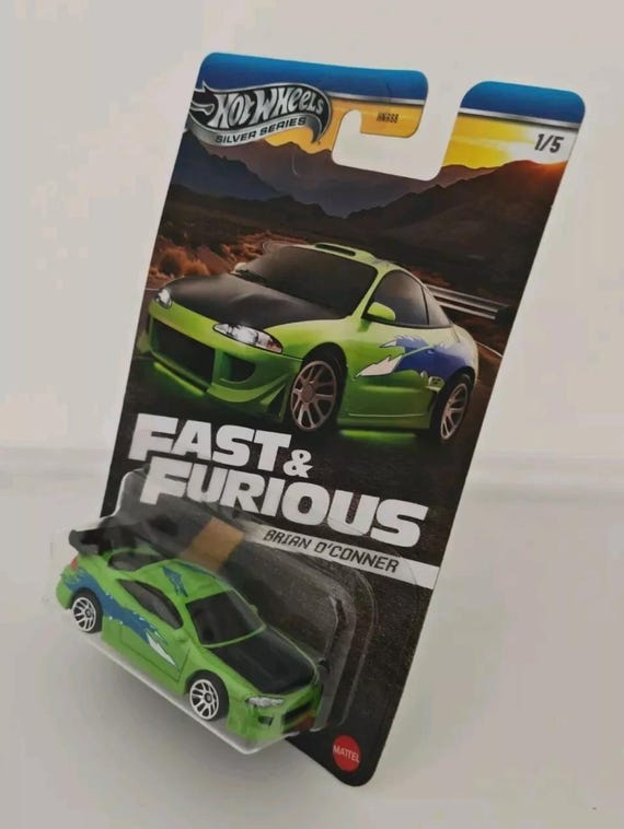 Hotwheels Fast & Furious Brian O'conner 1995 Mitsubishi Eclipse - Etsy