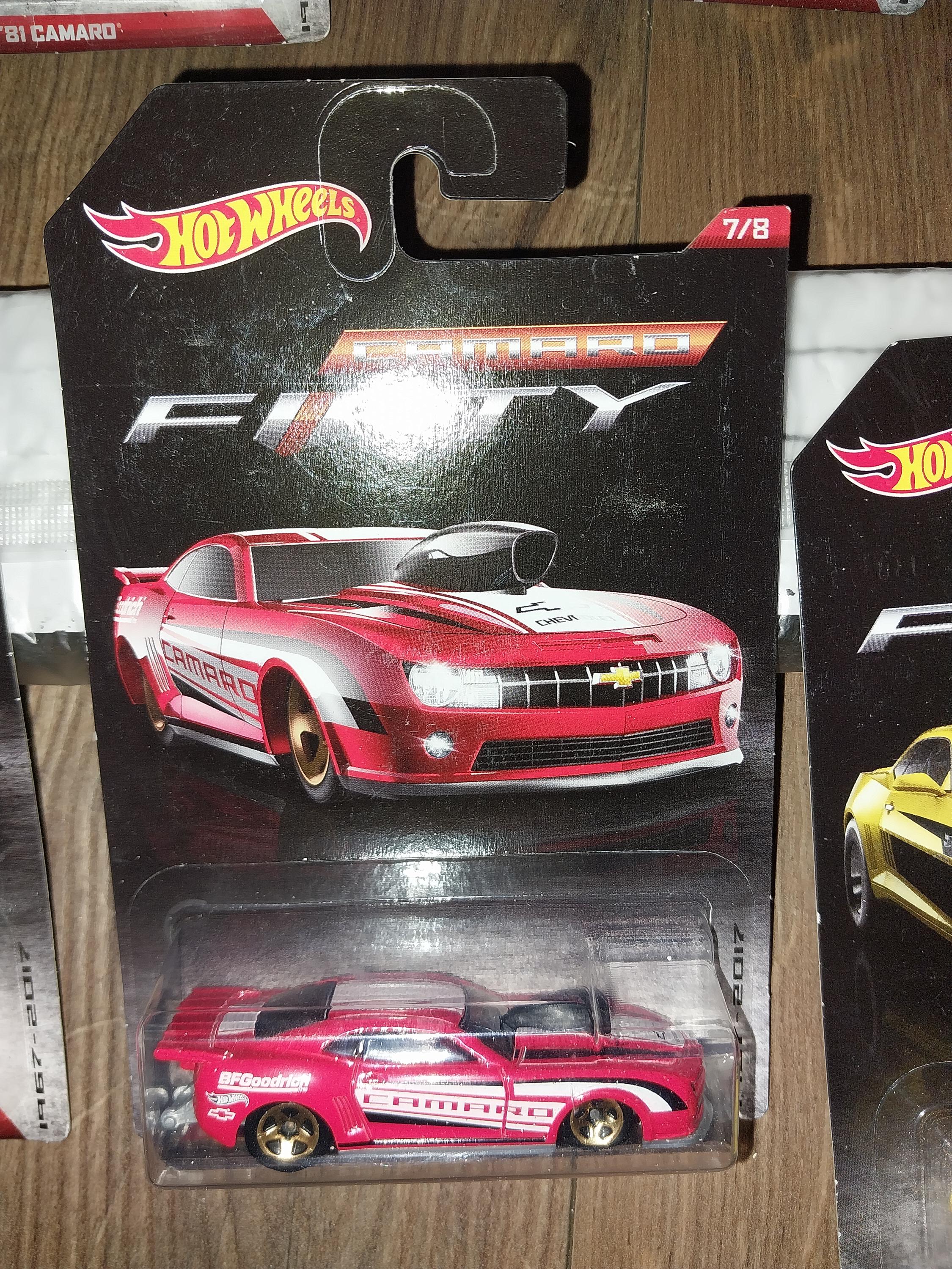 Hot Wheels Camaro Fifty Die-cast Cars Released in 2016 to