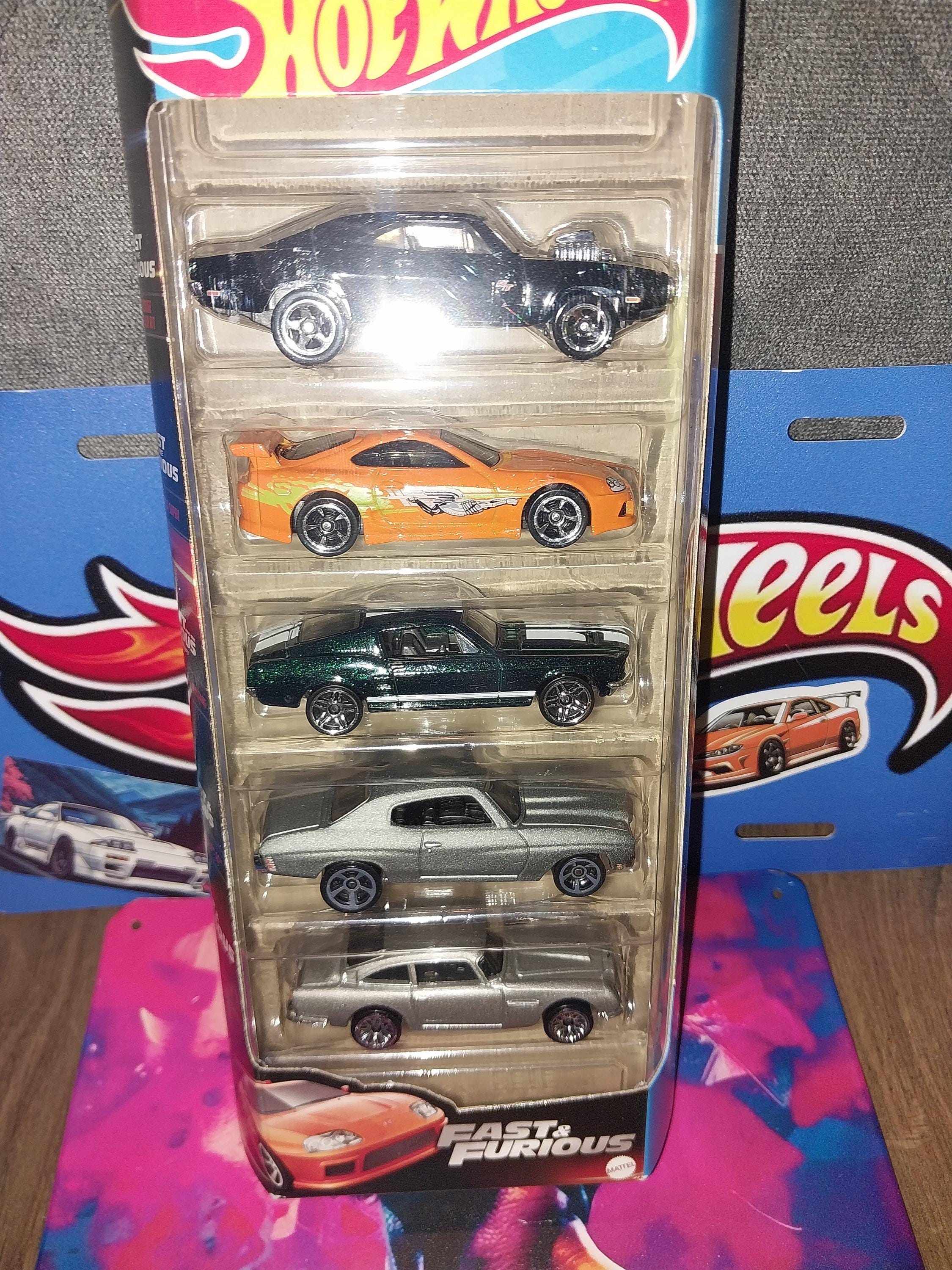 Hotwheels Fast and Furious 5 Pack From 2022 Rare Die-cast