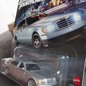 Hotwheels Premium Fast and Furious Silver Mercedes-Benz 500 Sel Super Rare to find in beautiful condition  lovely gift for all ages