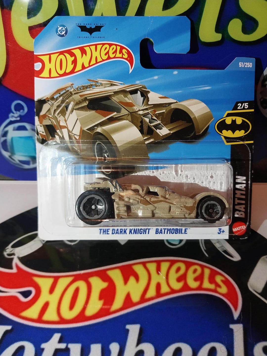 Hotwheels the Dark Knight Batmobile From Batman Sub Series Short