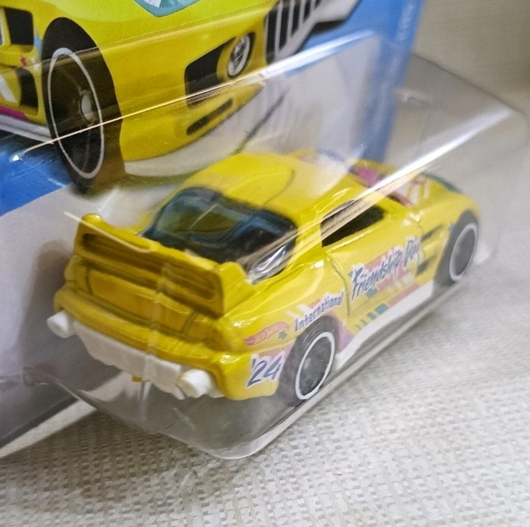 Hotwheels 24/seven Yellow Mazda RX-7 Shortcard 9/10 From