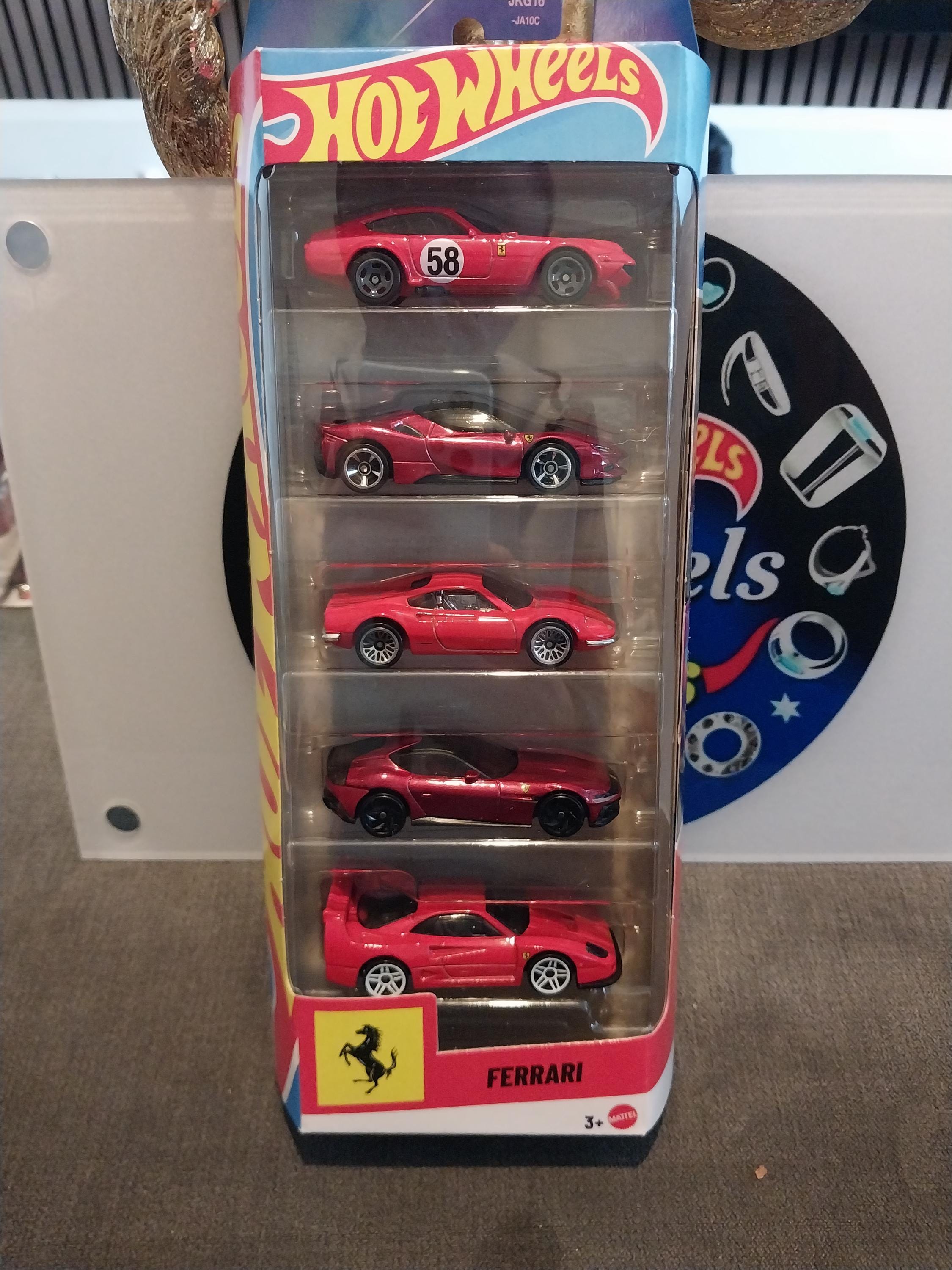 ホットウィール　フェラーリ　5パック Amazon.com: Hot Wheels Ferrari 5 Pack : Toys & Games