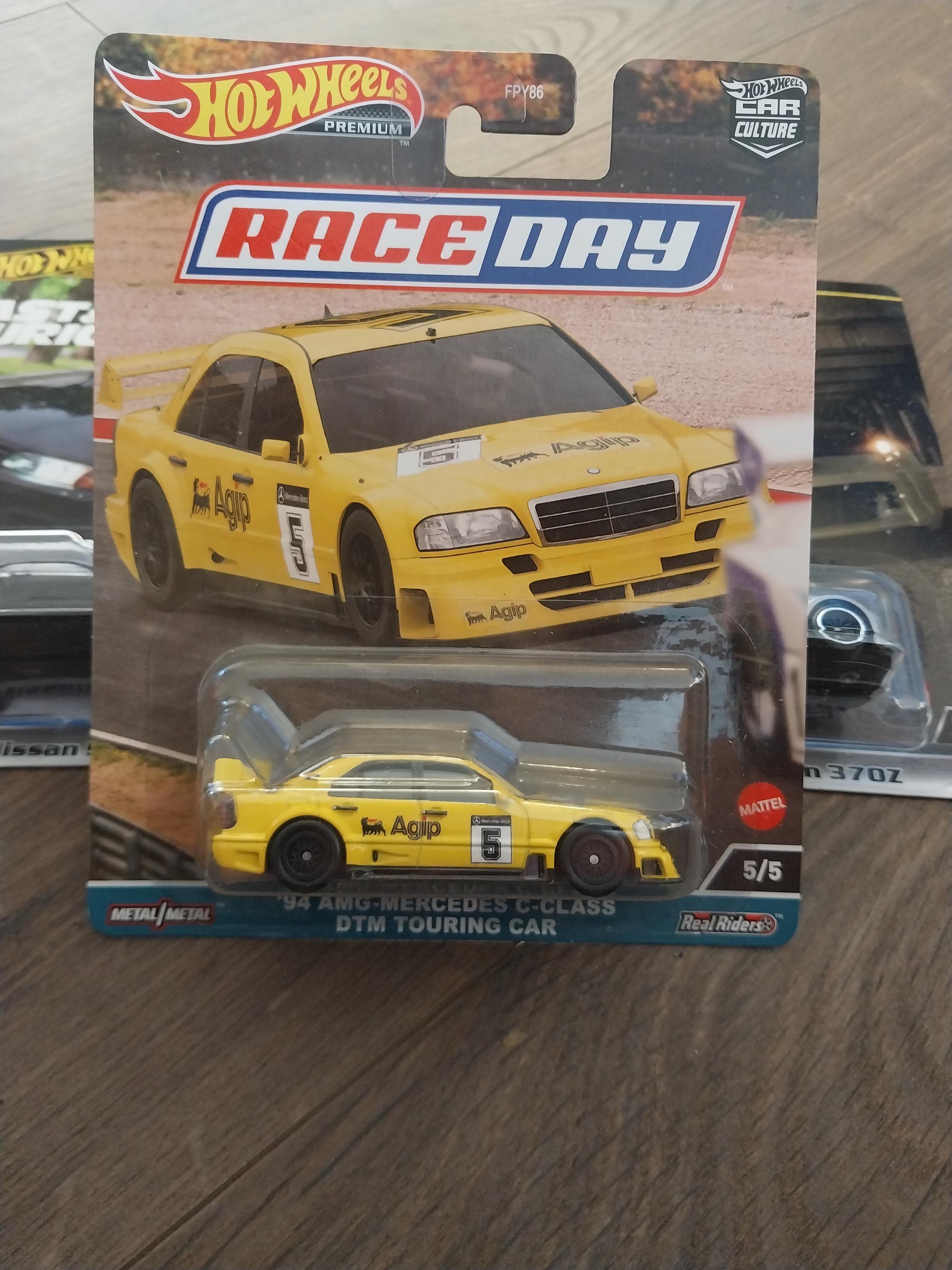 Hotwheels Premium Race Day Car Culture 94 AMG Mercedes C Class DTM