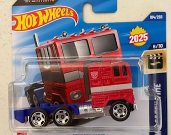 ホットウィール オプティマスプライム Hotwheels Optimus Prime Diecast: HW Screen Time, Transformers