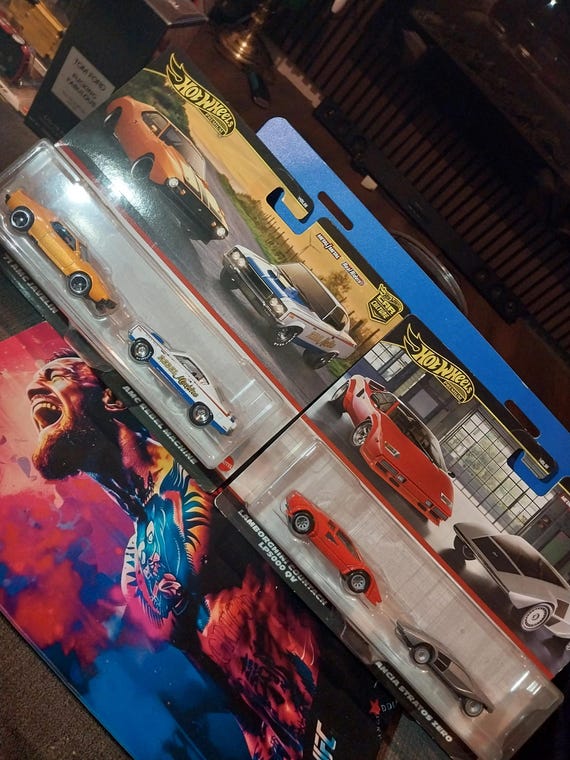 Hotwheels Premium Car Culture Duos 71 AMC Javelin X AMC Rebel