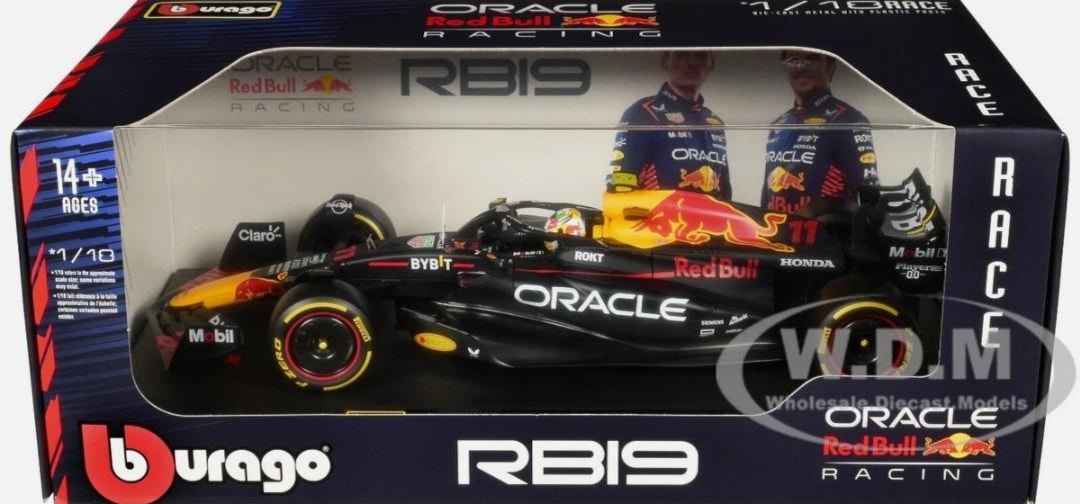 Red Bull RB19 Perez #11 F1 Model Car: 2023 Bburago 1/18 Scale