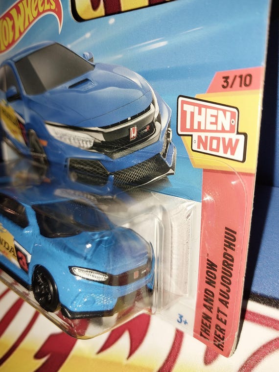 Hot Wheels 2018 Honda Civic Type R: Blue Diecast Collectible - Etsy