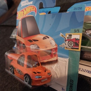Hot Wheels Fast And Furious Tooned 94 Toyota Supra 2023 M Case. Condition is New card Rare to find in beautiful condition  lovely gift