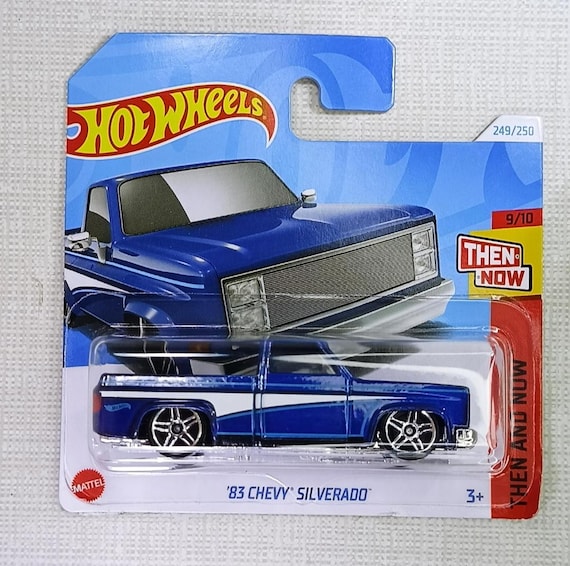 Hotwheels '83 Chevy Silverado: Dark Blue Then & Now Series - Etsy