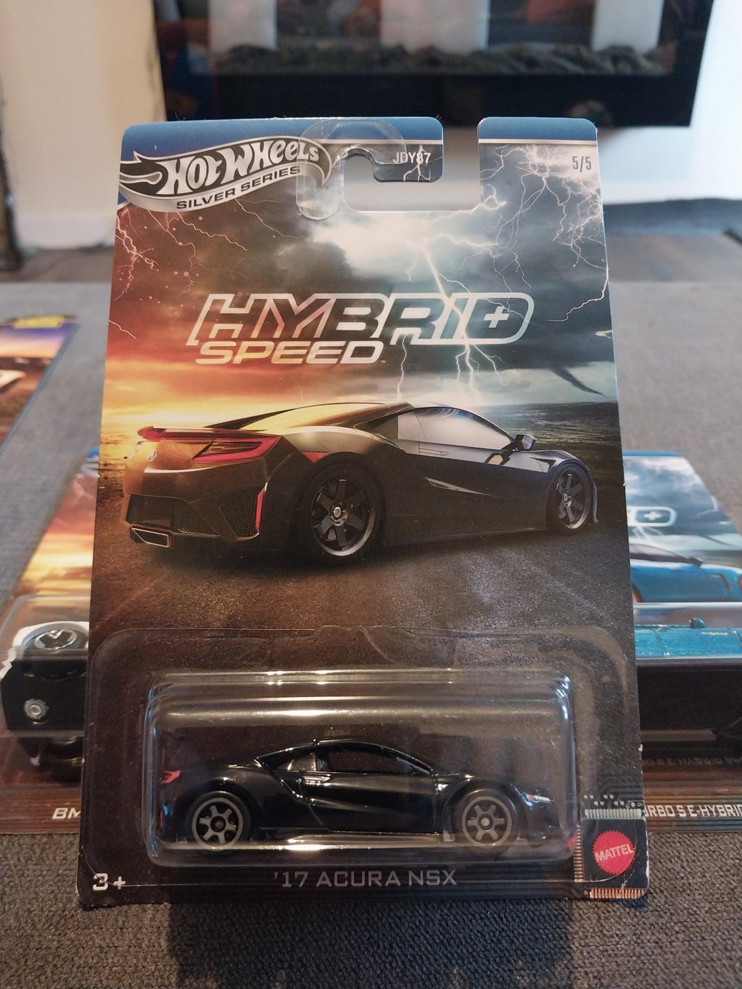 Hotwheels '17 Acura NSX Hybrid: Silver Series Black Diecast Car - Etsy