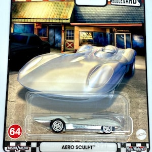 Hotwheels Premium Boulevard  Aero Sculpt Chrome Rare to find in beautiful condition  lovely gift for all ages