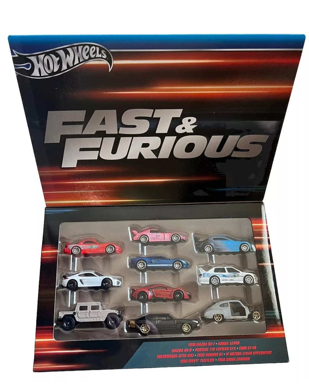 Hotwheels Fast and Furious 10 Pack 2024 RARE - Etsy