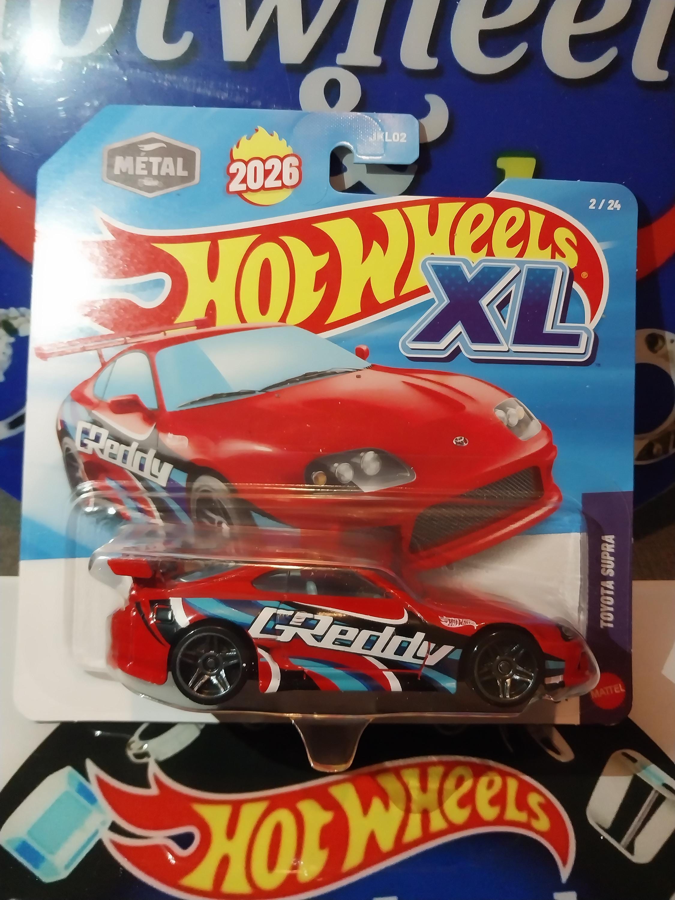 Hotwheels XL Greddy Toyota Supra XL Metal Series Rare Die-cast