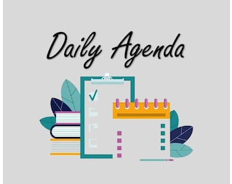 NEW Digital Daily Planner / Agenda for reMarkable & E-Ink Tablets | PDF Download