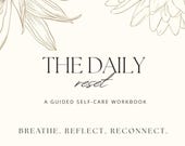 The Daily Reset – Printable Self-Care Journal | Guided Wellness Workbook | Mental Health Planner PDF | Morning & Evening Prompts