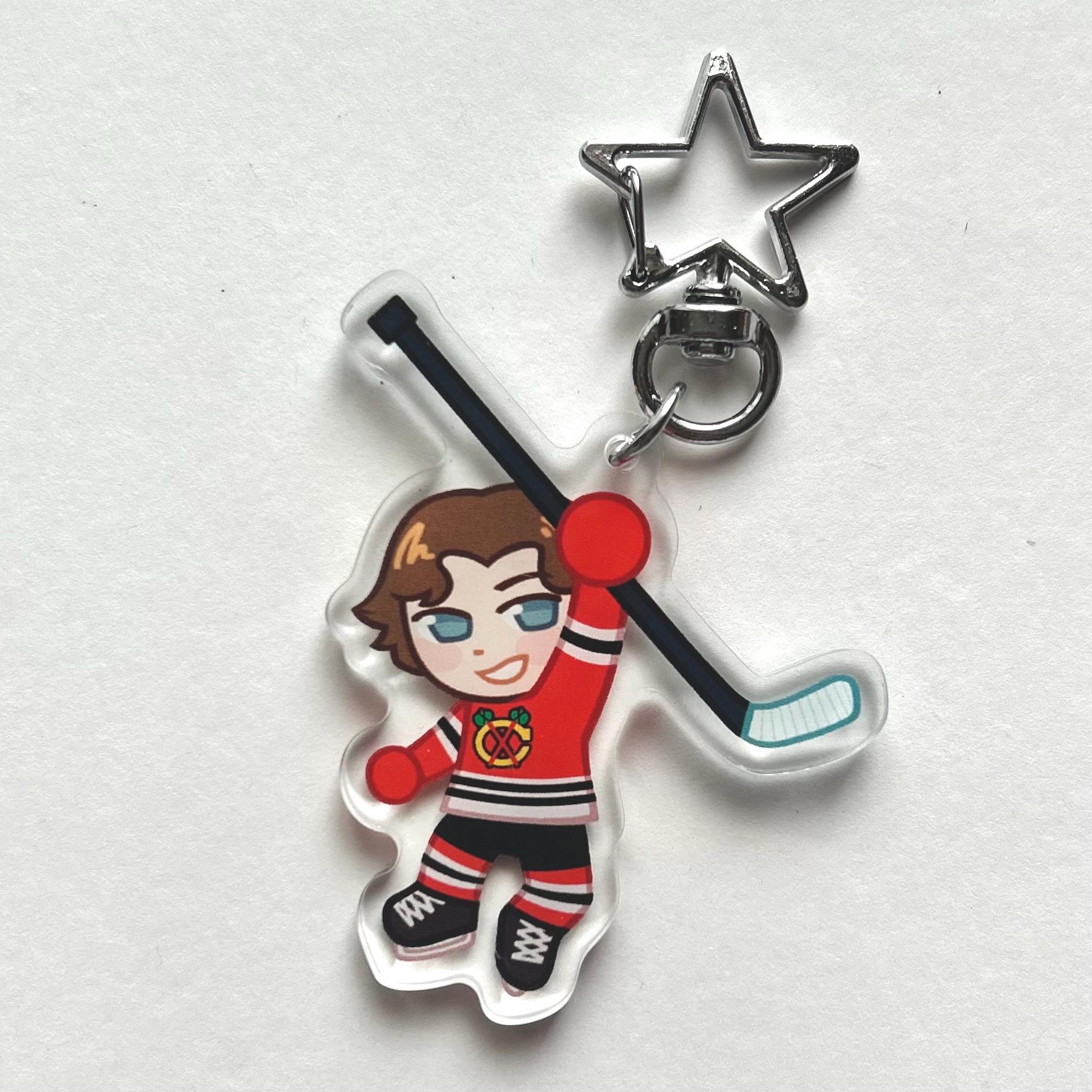 ? Chicago Blackhawk NHL hockey hat decal lanyard keychain bundle Chicago Blackhawk Lanyard - Etsy main image 4