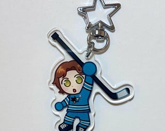 macklin celebrini keychain