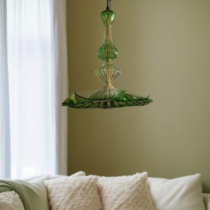 Blown Glass Pendant Light, Modern Ceiling Light, Pendant Lighting for Kitchen Island, Hanging Lamp for Living Pendant, Pendant lights