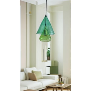 Blown glass lighting, Pendant lighting, Light Fixture, modern pendant, decorative lighting, celling lighting, kitchen island lamp, lighting.